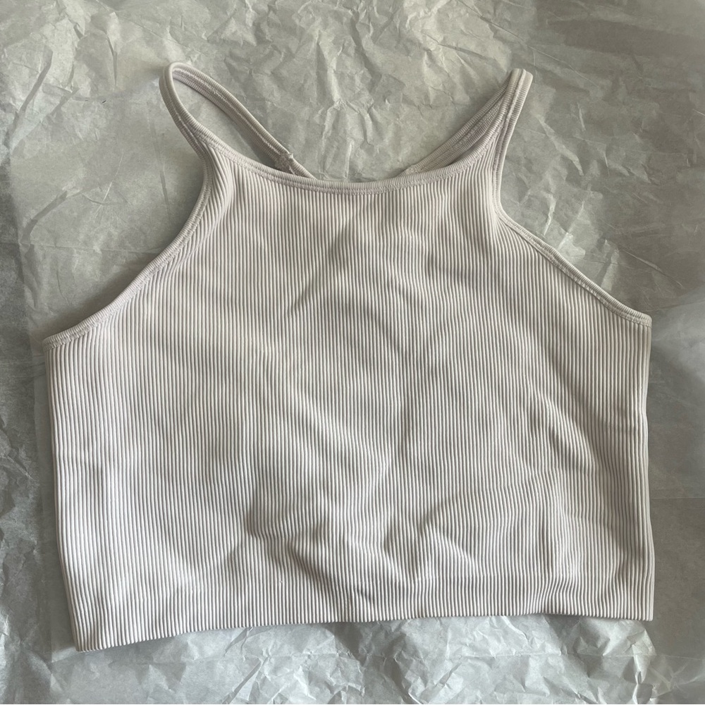 LKSD Crop Ribbed Tank - size XL